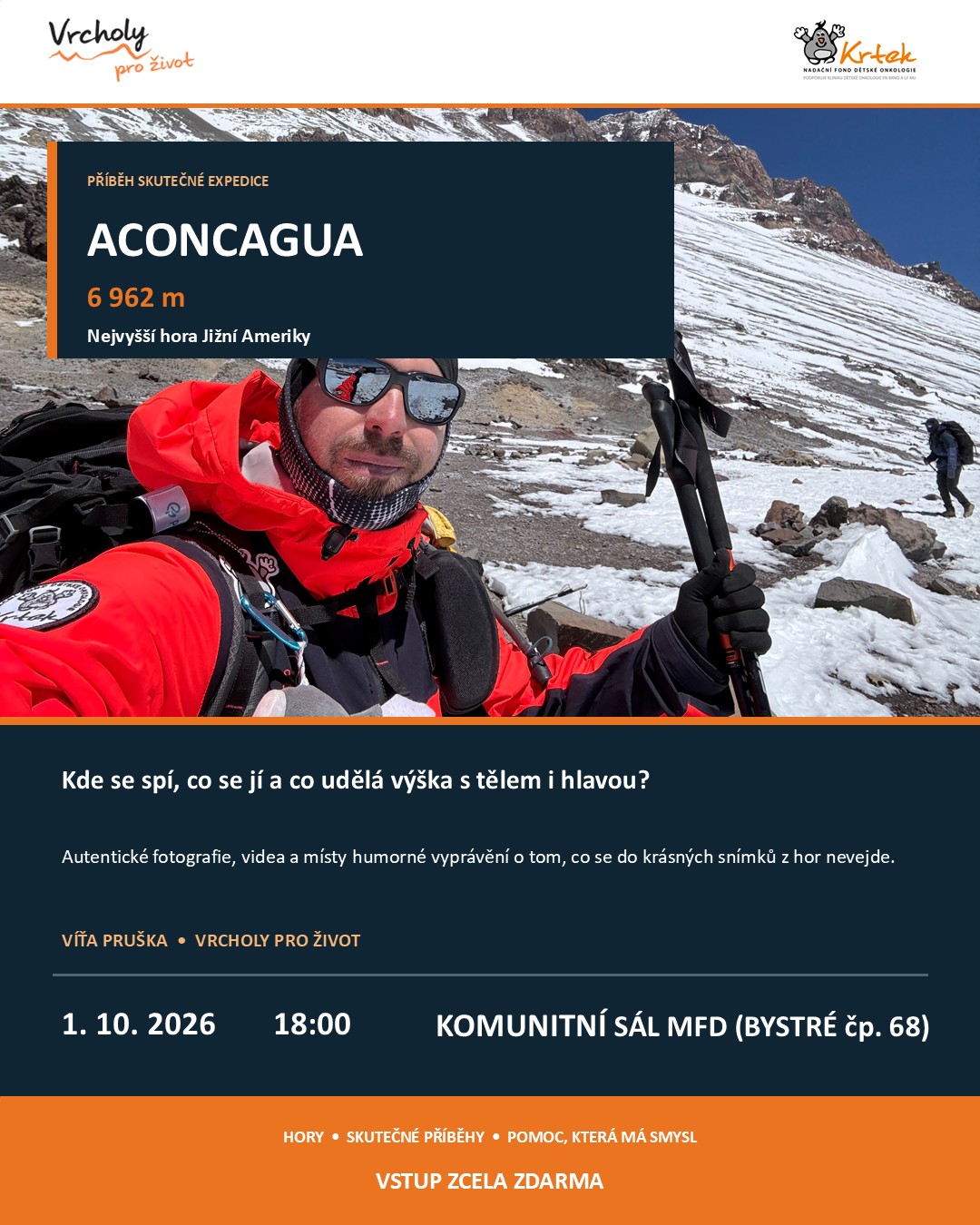 Titulní obrázek k článku Aconcagua - Vrcholy pro život