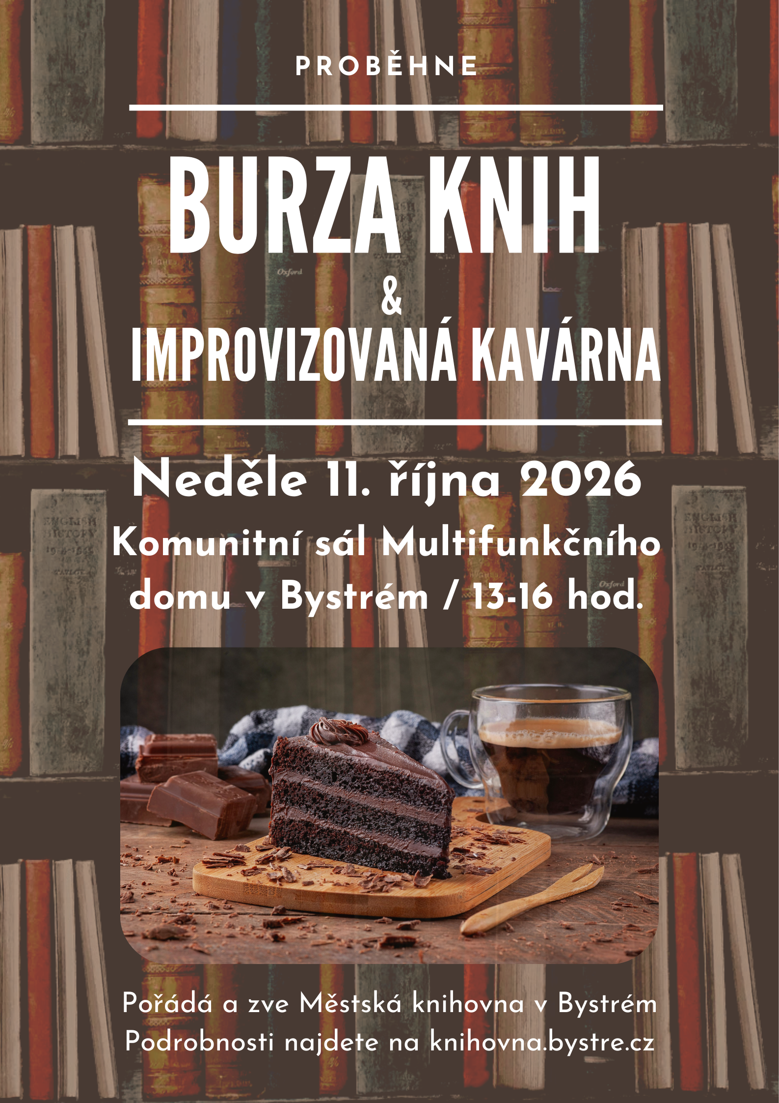 Titulní obrázek k článku Burza knih & improvizovaná kavárna